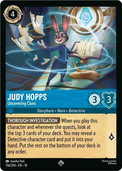 Judy Hopps - Uncovering Clues - Foil