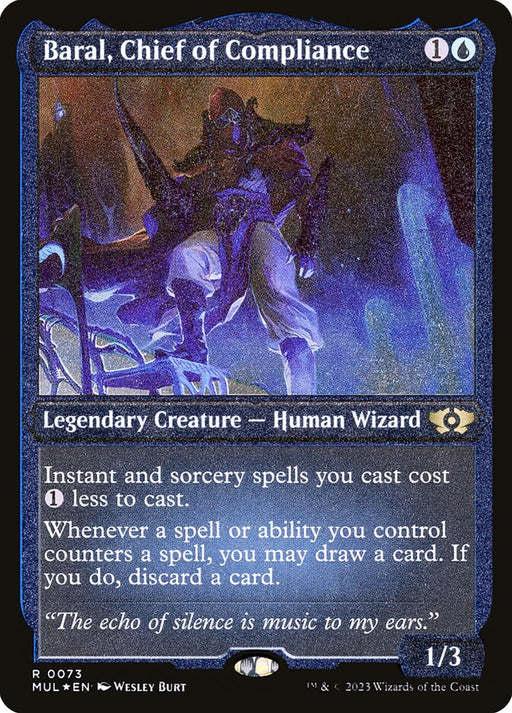 Baral, Chief of Compliance - Etched - Inverted - Legendary - Etched (Foil)