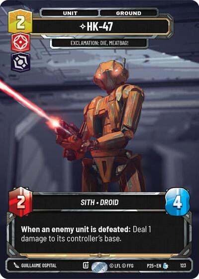 HK-47 - Exclamation: Die, Meatbag! - Foil