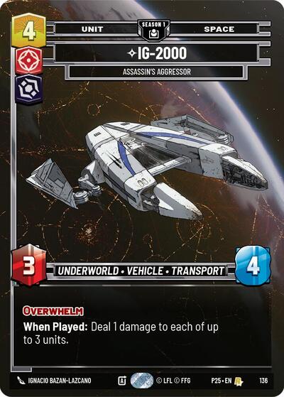 IG-2000 - Assassin's Aggressor (136) - Foil