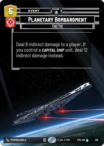 Planetary Bombardment (139) - Foil