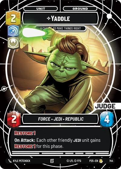 Yaddle - A Chance To Make Things Right (Judge) - Foil
