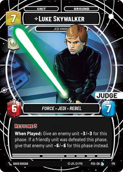 Luke Skywalker - Jedi Knight (Judge) - Foil