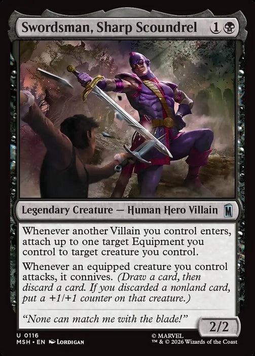 Swordsman, Sharp Scoundrel - Legendary