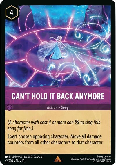Can't Hold It Back Anymore (Enchanted) - Foil