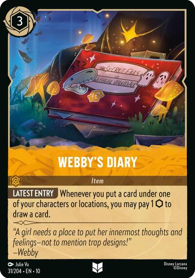 Webby's Diary - Foil