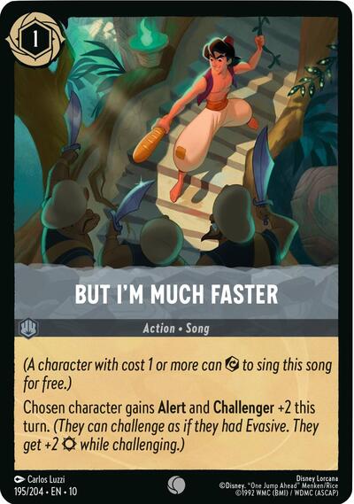 But I'm Much Faster - Foil