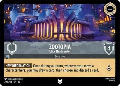 Zootopia - Police Headquarters - Foil