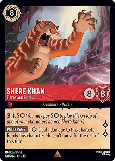Shere Khan - Fierce and Furious - Foil