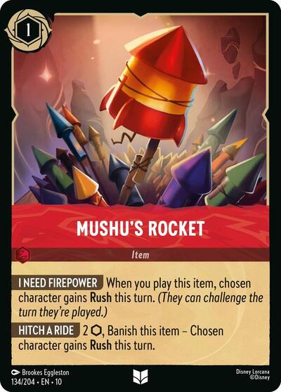 Mushu's Rocket - Foil
