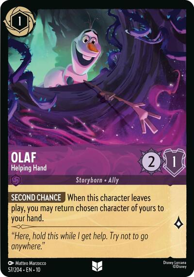 Olaf - Helping Hand - Foil