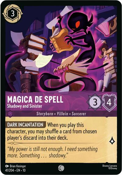 Magica De Spell - Shadowy and Sinister - Foil