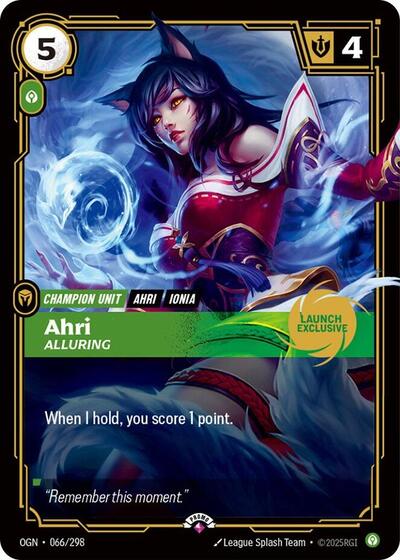 Ahri - Alluring (Launch Exclusive) - Foil