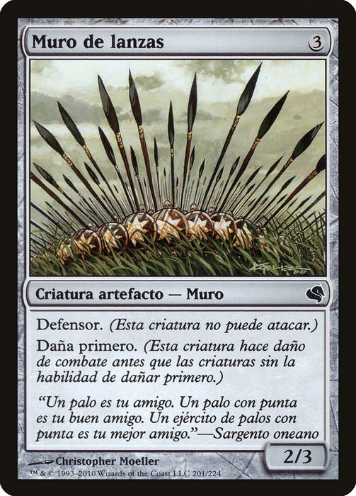 Muro de lanzas - Wall of Spears