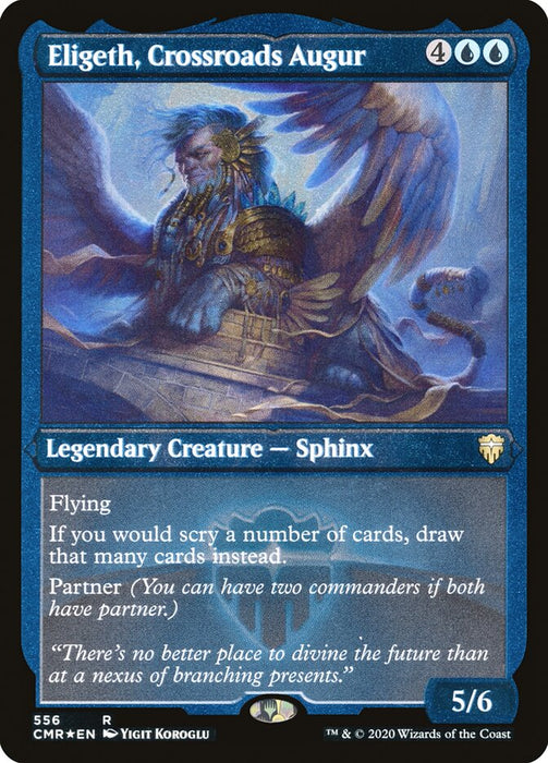 Eligeth, Crossroads Augur - Etched - Inverted - Legendary - Etched (Foil)