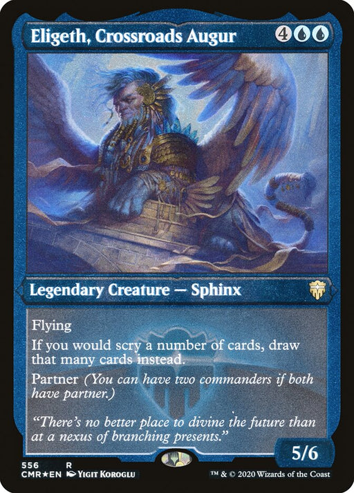 Eligeth, Crossroads Augur - Etched - Inverted - Legendary - Etched (Foil)