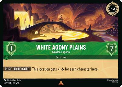 White Agony Plains - Golden Lagoon - Foil