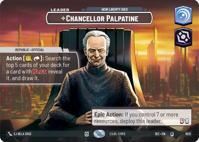 Chancellor Palpatine - How Liberty Dies  (Showcase)