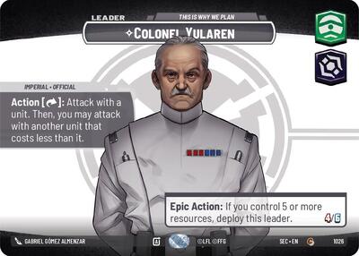Colonel Yularen - This is Why We Plan  (Showcase)