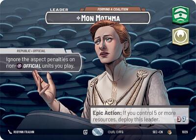 Mon Mothma - Forming a Coalition  (Showcase)
