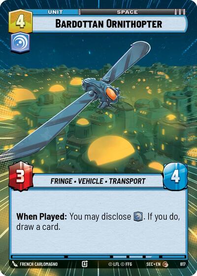 Bardottan Ornithopter  (Hyperspace) - Foil
