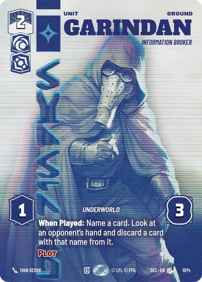 Garindan - Information Broker  (Prestige)