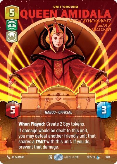 Queen Amidala - Championing Her People  (Prestige) - Foil
