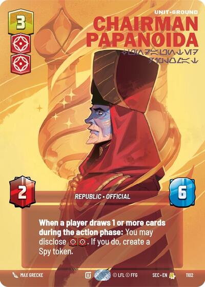 Chairman Papanoida - Undaunted Diplomat  (Prestige) - Foil