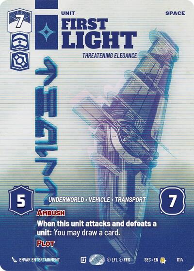 First Light - Threatening Elegance (Prestige) - Foil