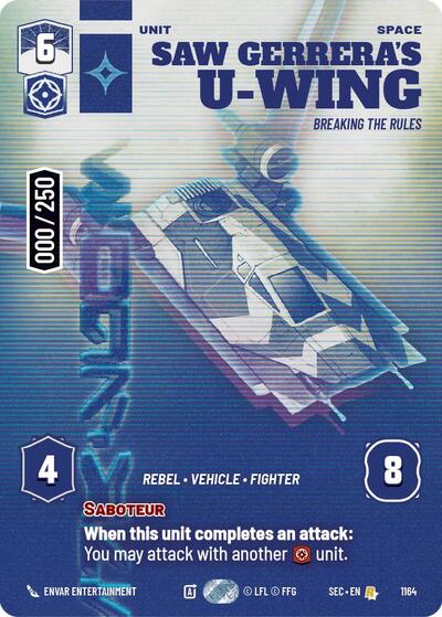 Saw Gerrera's U-Wing - Breaking the Rules  (Serialized)