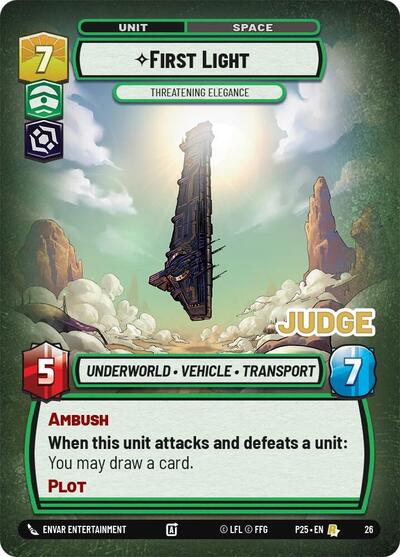First Light - Threatening Elegance - Foil
