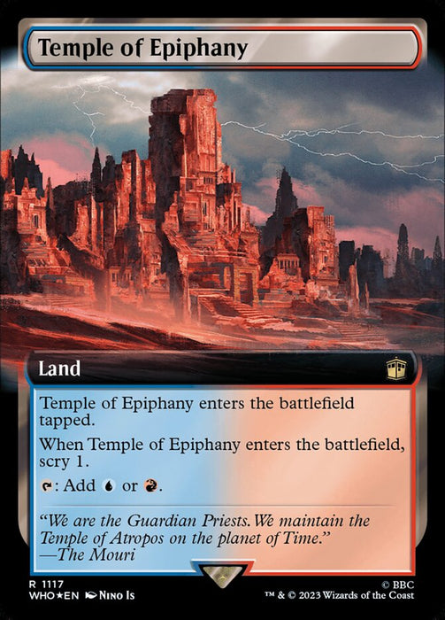 Temple of Epiphany - Extended Art - Surge Foil (Foil)