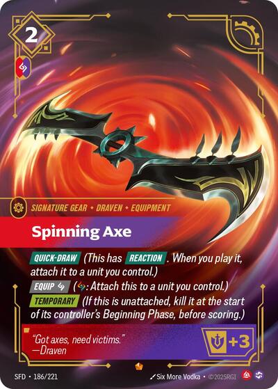 Spinning Axe - Foil