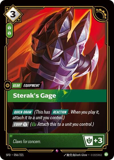 Sterak's Gage - Foil