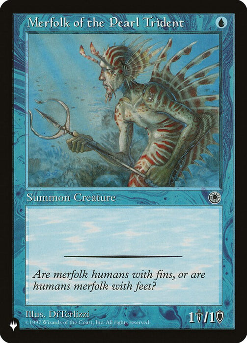 Merfolk of the Pearl Trident - Retro Frame