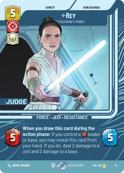Rey - With Palpatine's Power - Foil