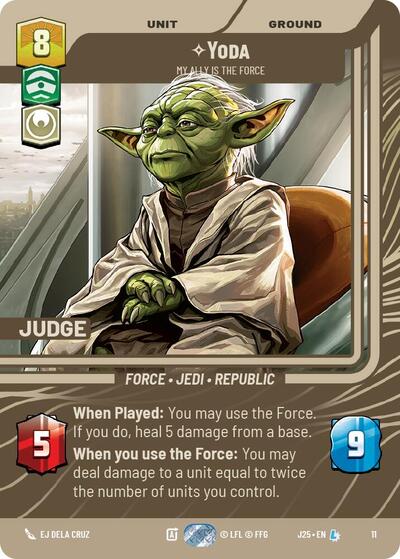 Yoda - My Ally is the Force - Foil