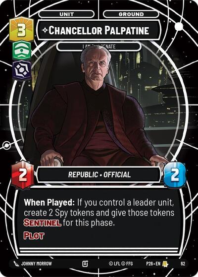 Chancellor Palpatine - I Am the Senate - Foil