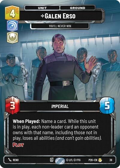 Galen Erso - You'll Never Win (38) - Foil