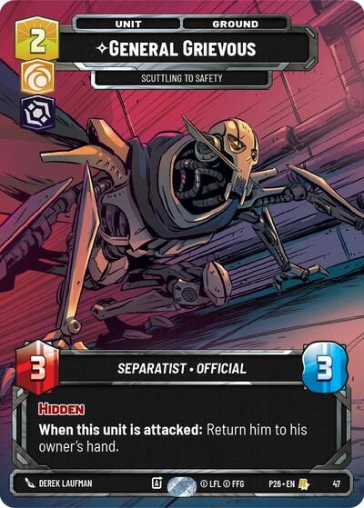 General Grievous - Scuttling to Safety (47) - Foil