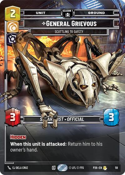 General Grievous - Scuttling to Safety (59) - Foil