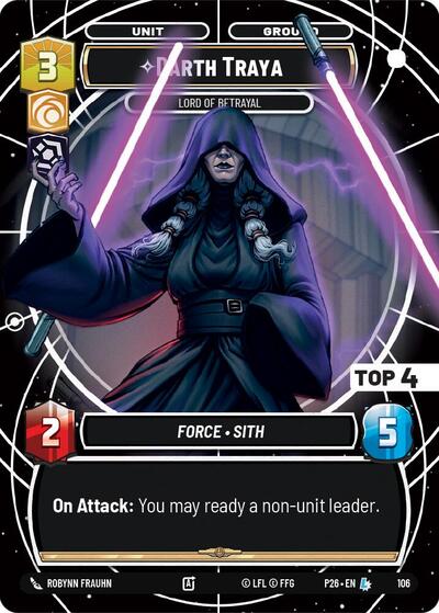 Darth Traya - Lord of Betrayal (Top 4) - Foil