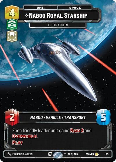Naboo Royal Starship - Fit For A Queen (75) - Foil
