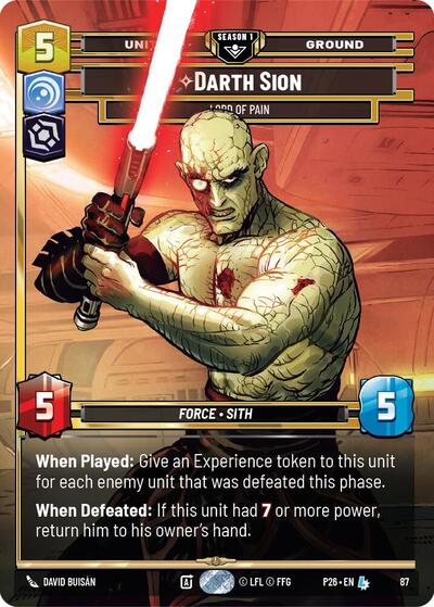 Darth Sion - Lord of Pain (87) - Foil