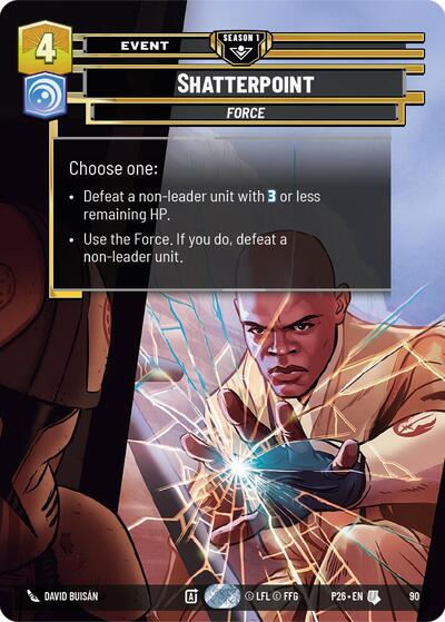Shatterpoint (90) - Foil