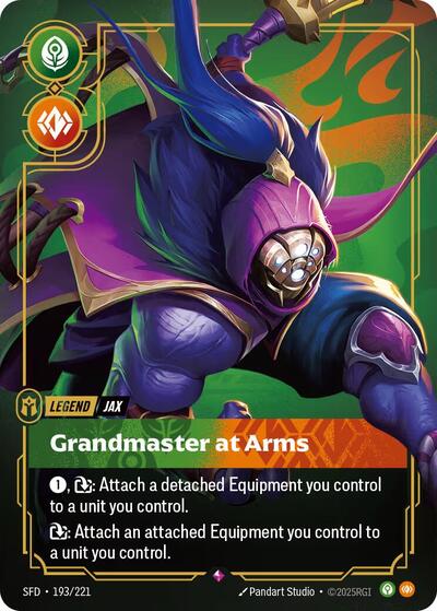 Jax - Grandmaster At Arms - Foil