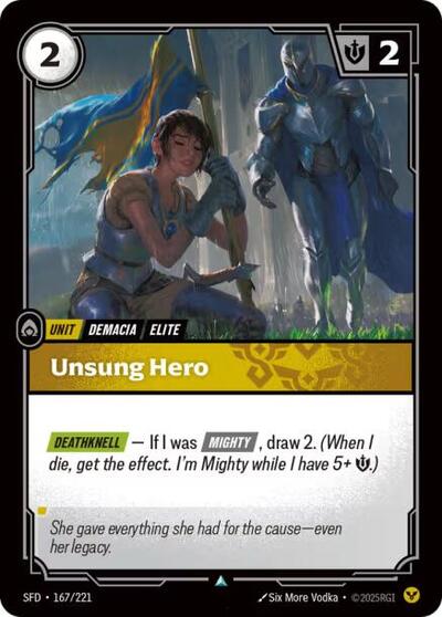 Unsung Hero - Foil