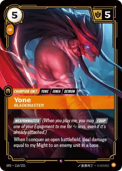 Yone - Blademaster - Foil