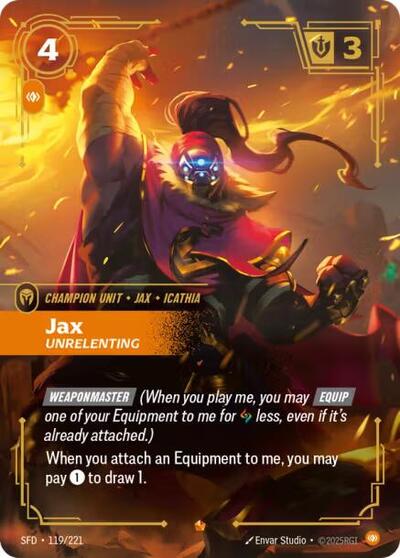 Jax - Unrelenting - Foil