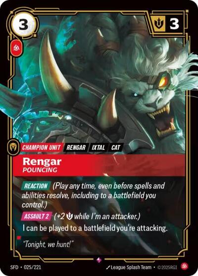 Rengar - Pouncing - Foil